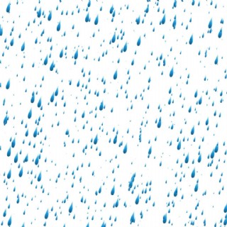 蓝色密集雨滴免抠png透明素材