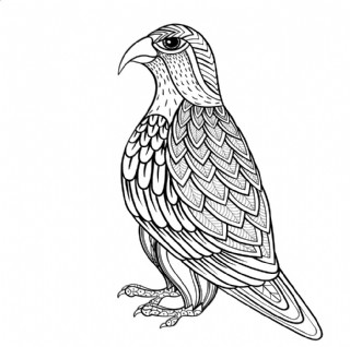 手绘线描黑白动物矢量图