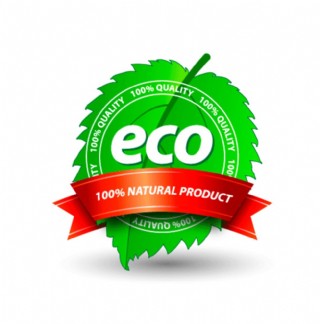 eco叶子标签立体图标