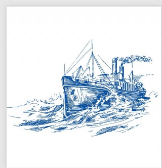 船政文化手绘图片图片