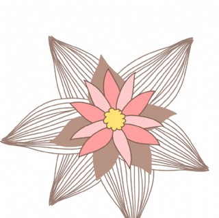 可爱小清新简约动物卡通画