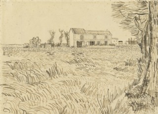 梵高素描线稿习作